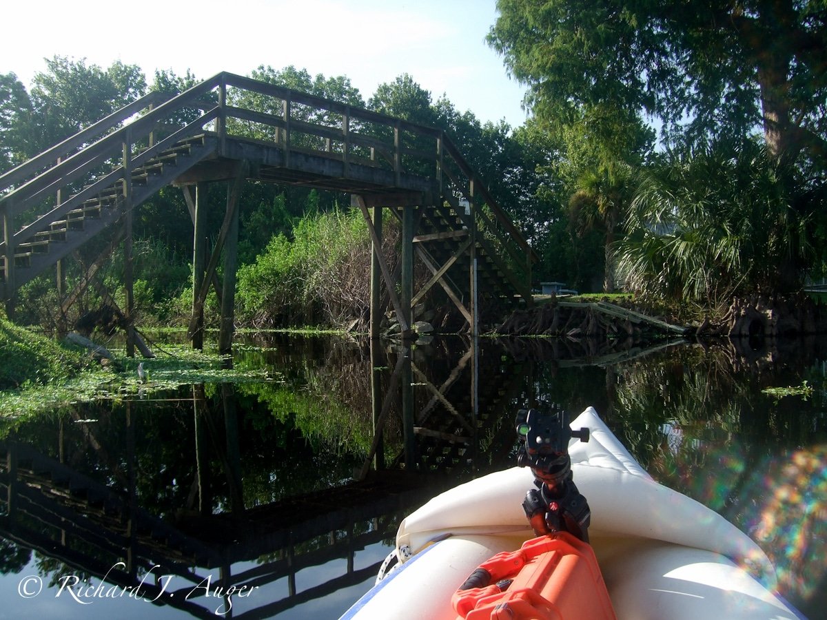 Blue Cypress Lake - Exit Bridge. Photo by Richard Auger.