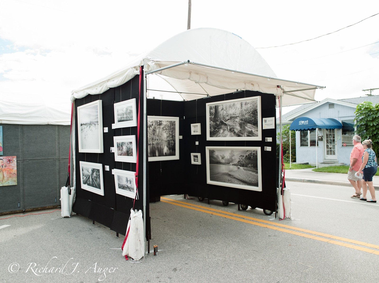 Richard Auger's booth at Melbourne Mainstreet Fall Festival 2012.